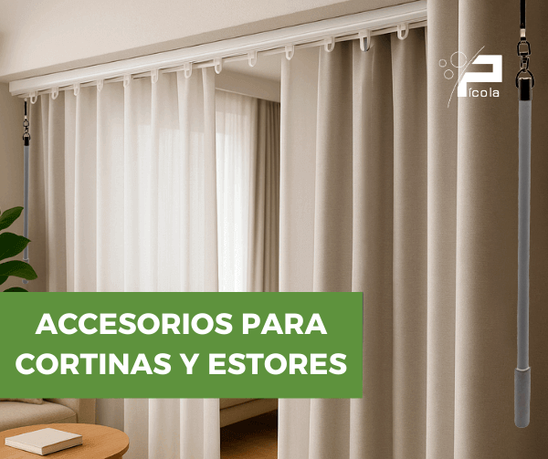 accesorios para cortinas estores