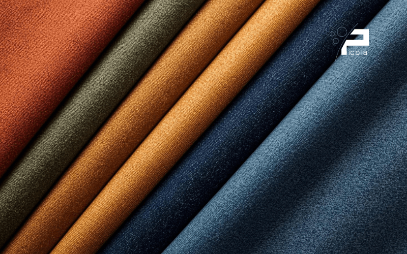 muestras tejidos cortinas colores tendencia texturas variadas